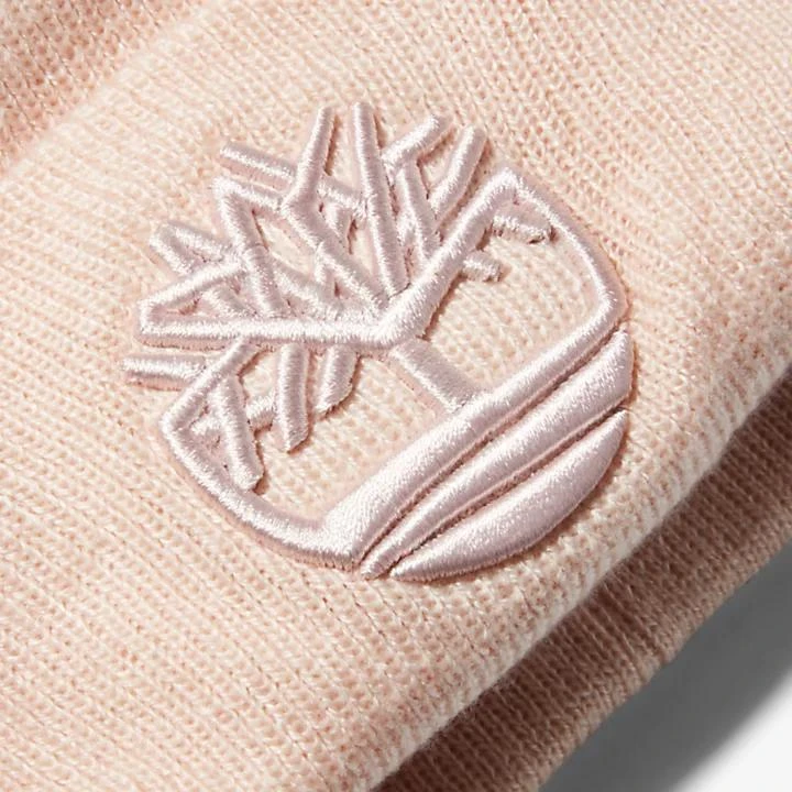 商品Timberland|Newington Embroidered Beanie for Men in Light Pink,价格¥231,第3张图片详细描述