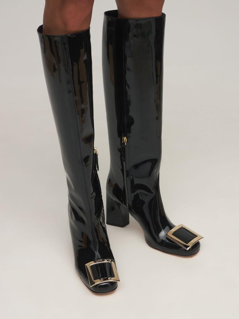 商品Roger Vivier|85mm Trés Vivier Patent Leather Boots,价格¥13787,第4张图片详细描述