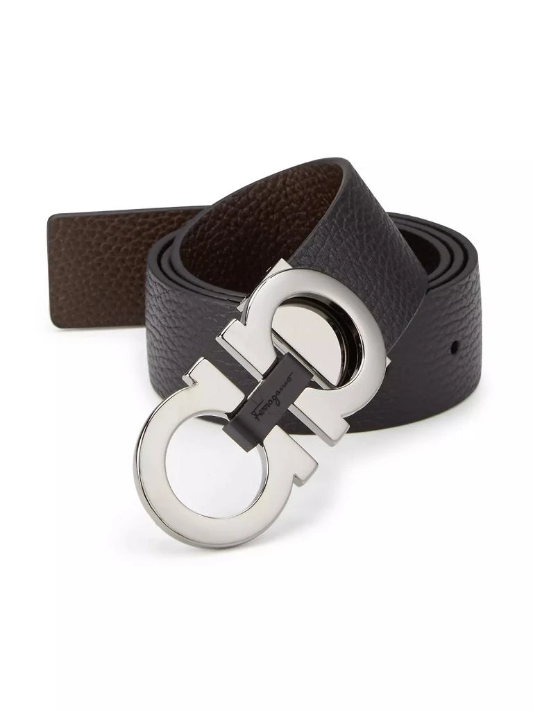 商品Salvatore Ferragamo|Gancini Buckle Adjustable Cut-to-Size Reversible Belt,价格¥4104,第1张图片