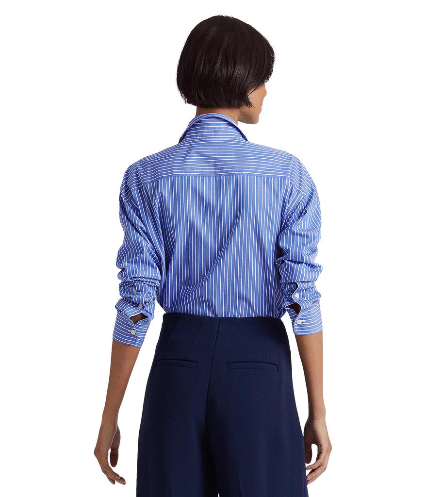 Striped Cotton Broadcloth Shirt商品第2张图片规格展示