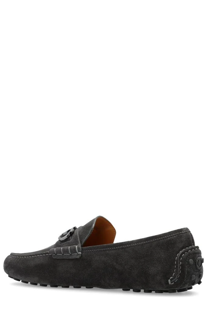 商品Salvatore Ferragamo|Salvatore Ferragamo Gancini-Plaque Slip-On Loafers,价格¥2771,第3张图片详细描述