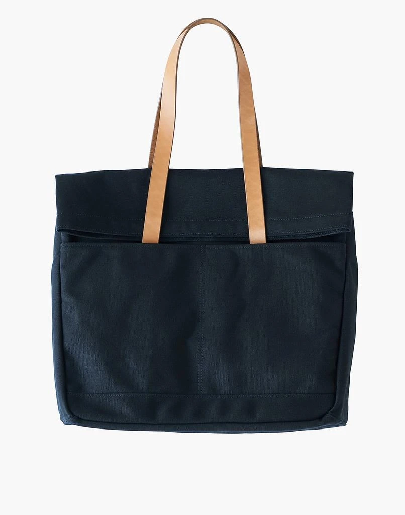 商品Madewell|MAKR Canvas and Leather Fold Weekender Bag,价格¥1801,第1张图片