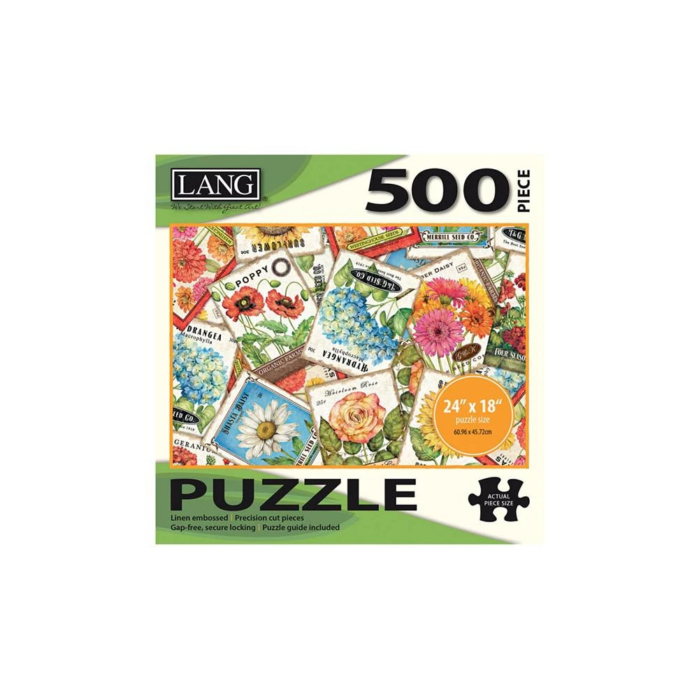 商品Lang|Seed Packets 500pc Puzzle,价格¥68,第2张图片详细描述