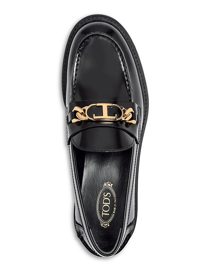商品Tod's|Women's T Chain Moc Toe Loafers,价格¥3893,第3张图片详细描述