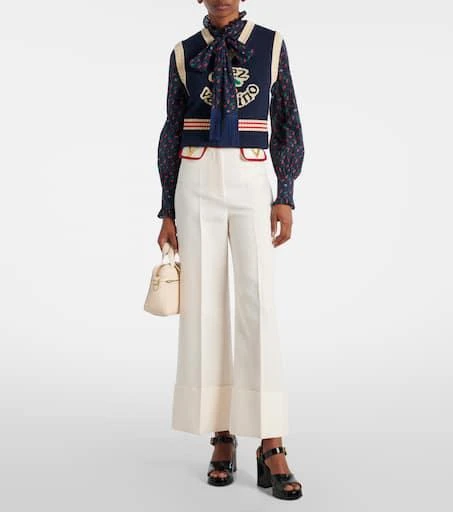 商品Valentino|Fawcette VLogo Signature 100皮革防水台凉鞋,价格¥9956,第3张图片详细描述