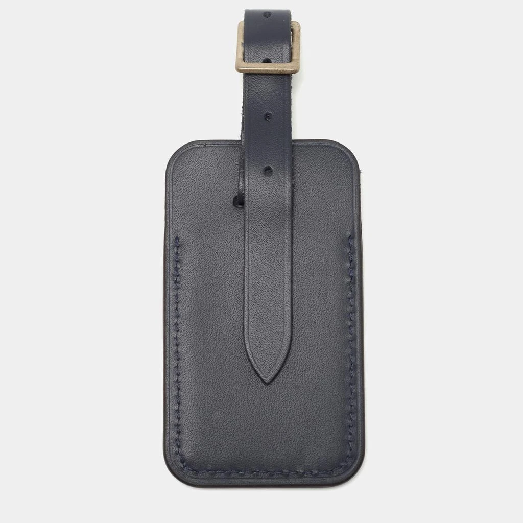 商品[二手商品] Louis Vuitton|Louis Vuitton Blue Leather Luggage Name Tag,价格¥1078,第2张图片详细描述