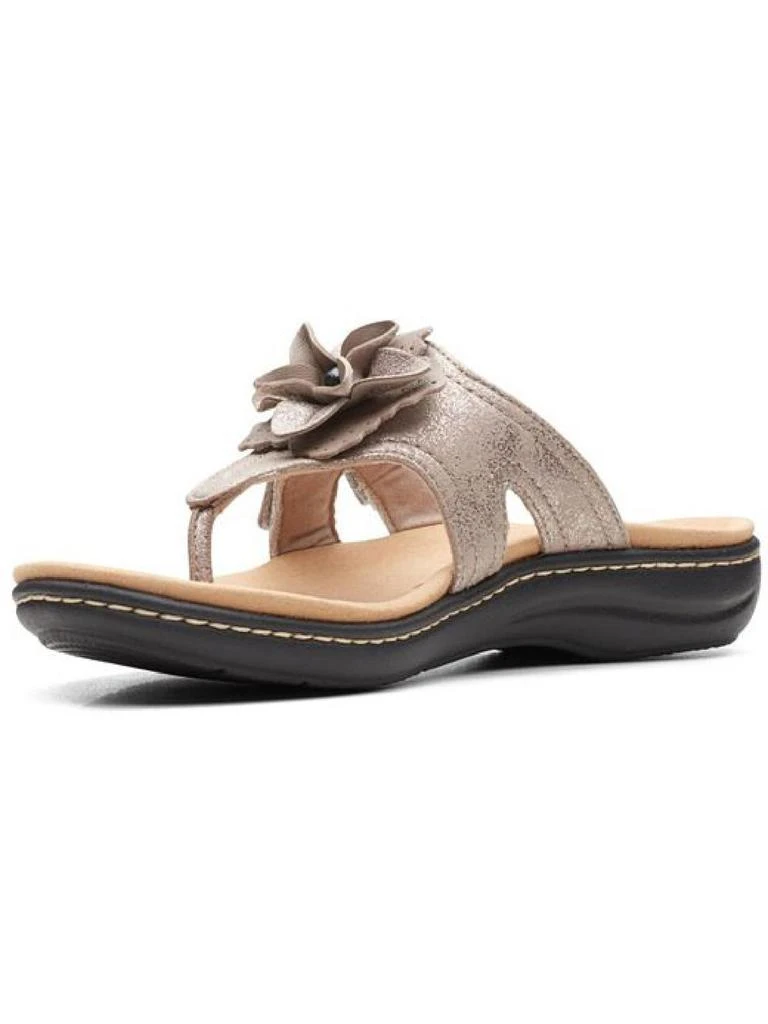 Laurieann Gema Womens Faux Leather Slip On Flip-Flops 商品