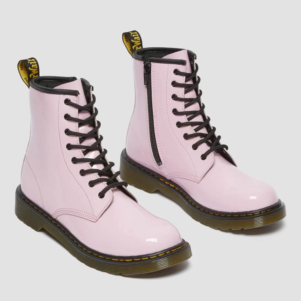 商品Dr. Martens|DR. MARTENS YOUTH 1460 PATENT LAMPER BOOTS - PALE PINK,价格¥400,第4张图片详细描述