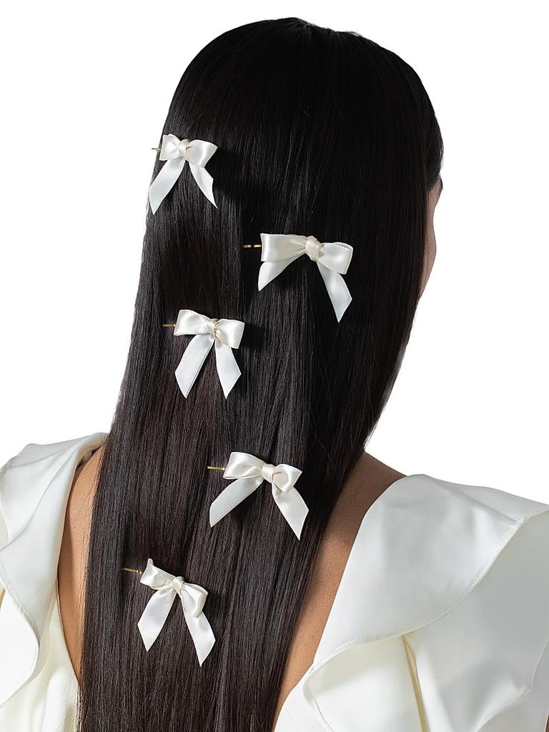 商品Jennifer Behr|Emma Bow Bobby Pin Set,价格¥879,第2张图片详细描述