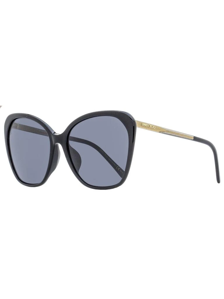 商品Jimmy Choo|Jimmy Choo Women's Butterfly Sunglasses Ele/F/S 807IR Black/Gold 59mm,价格¥724,第1张图片