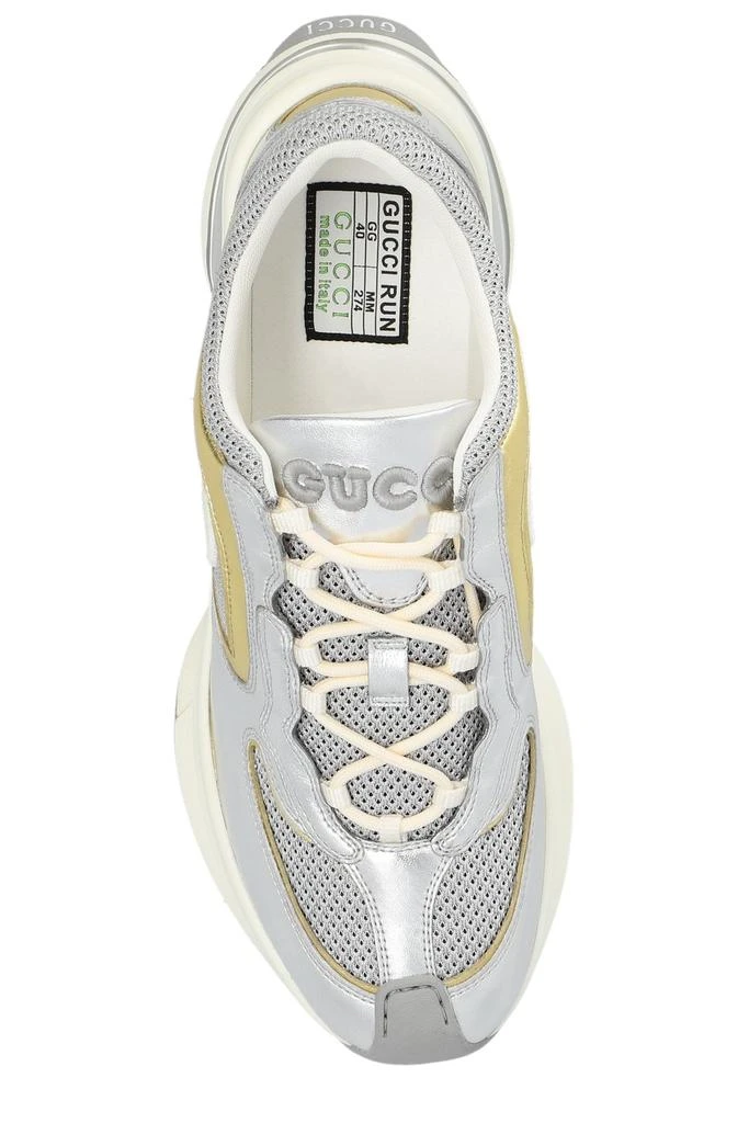 商品Gucci|Gucci Panelled Lace-Up Sneakers,价格¥7039,第4张图片详细描述