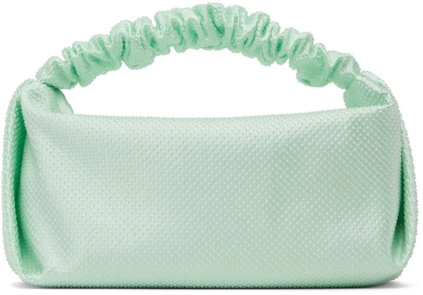 商品Alexander Wang|Green Mini Scrunchie Bag,价格¥1584,第1张图片