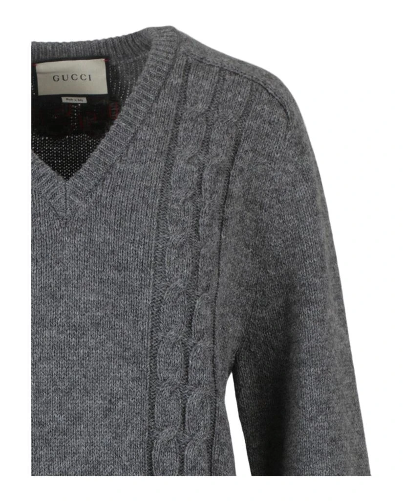 商品Gucci|Cruise Cable Knit Pullover Sweater,价格¥2446,第3张图片详细描述