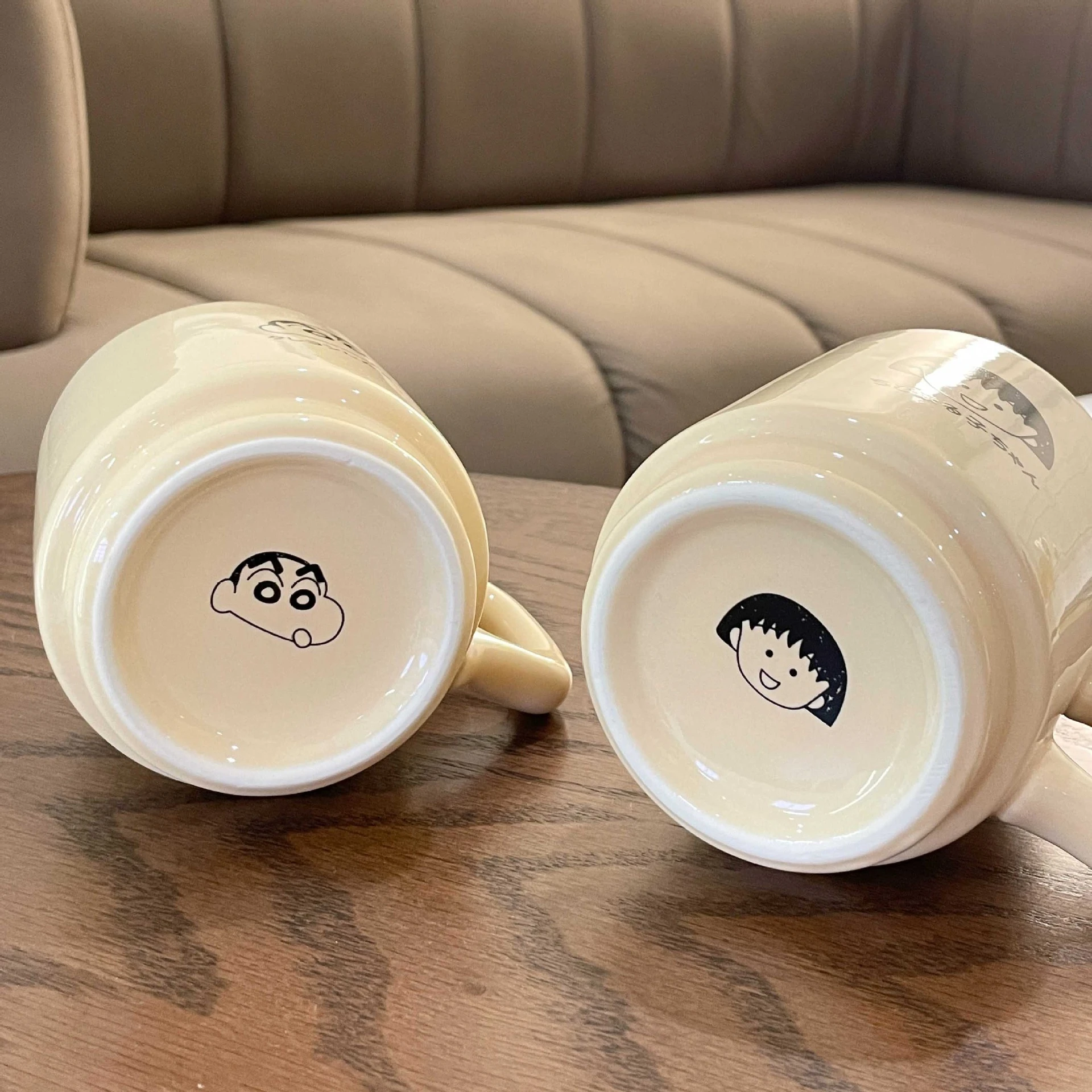 可爱日系卡通陶瓷水杯ins高颜值下午茶马克杯情侣咖啡杯 商品