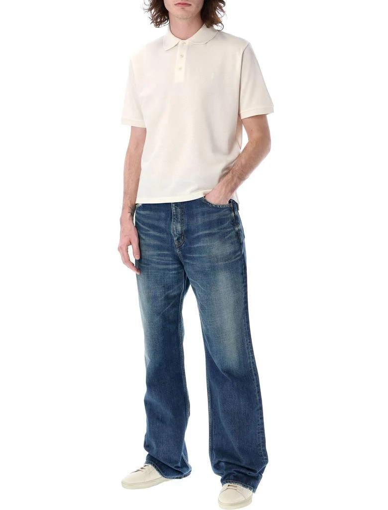 商品Yves Saint Laurent|Saint Laurent Whiskering-Effect Distressed Bootcut Jeans,价格¥2929,第4张图片详细描述