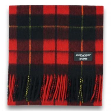 Gretna Green 羊绒围巾 - 红色格子商品第1张图片规格展示