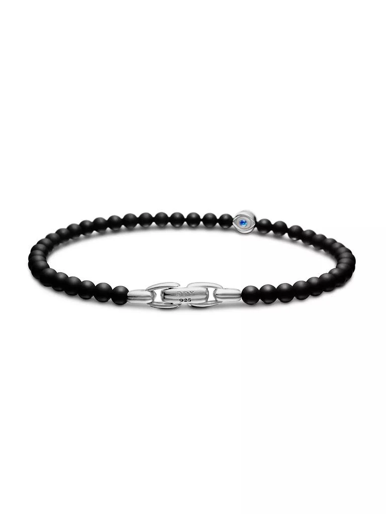 商品David Yurman|Spiritual Beads Evil Eye Bracelet in Sterling Silver,价格¥3185,第4张图片详细描述
