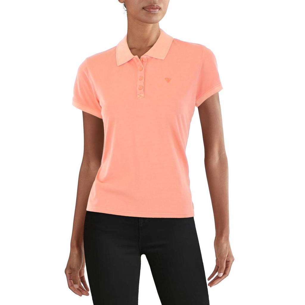 商品GUESS|Guess Womens Cotton Collar Polo Top,价格¥104-¥133,第5张图片详细描述