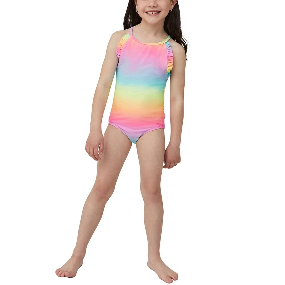 商品Cotton On|Little Girls Della Ruffle One Piece Swimsuit,价格¥186,第1张图片