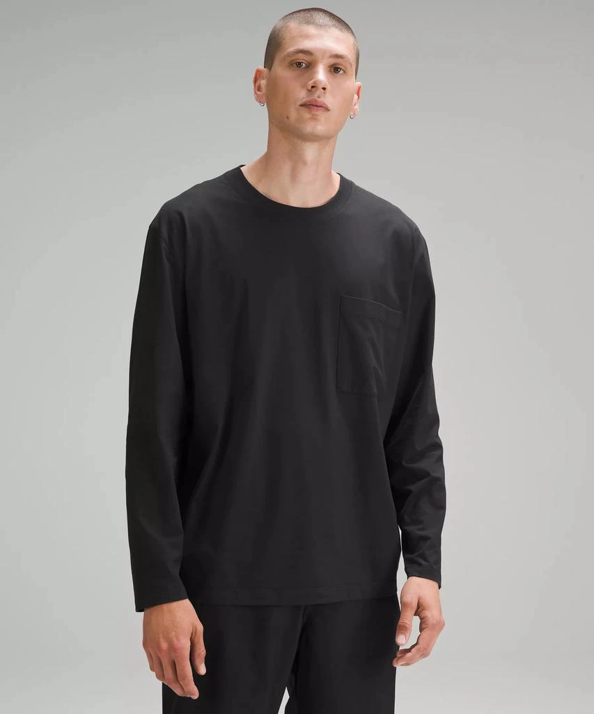 商品Lululemon|lululemon Fundamental Oversized Long-Sleeve Shirt *Pocket,价格¥284,第1张图片