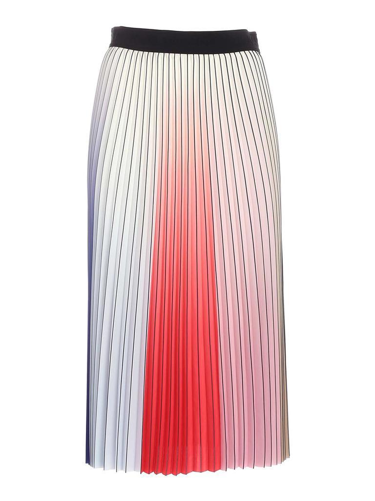 商品Karl Lagerfeld Paris|Karl Lagerfeld Pleated Rainbow Skirt,价格¥1836,第1张图片