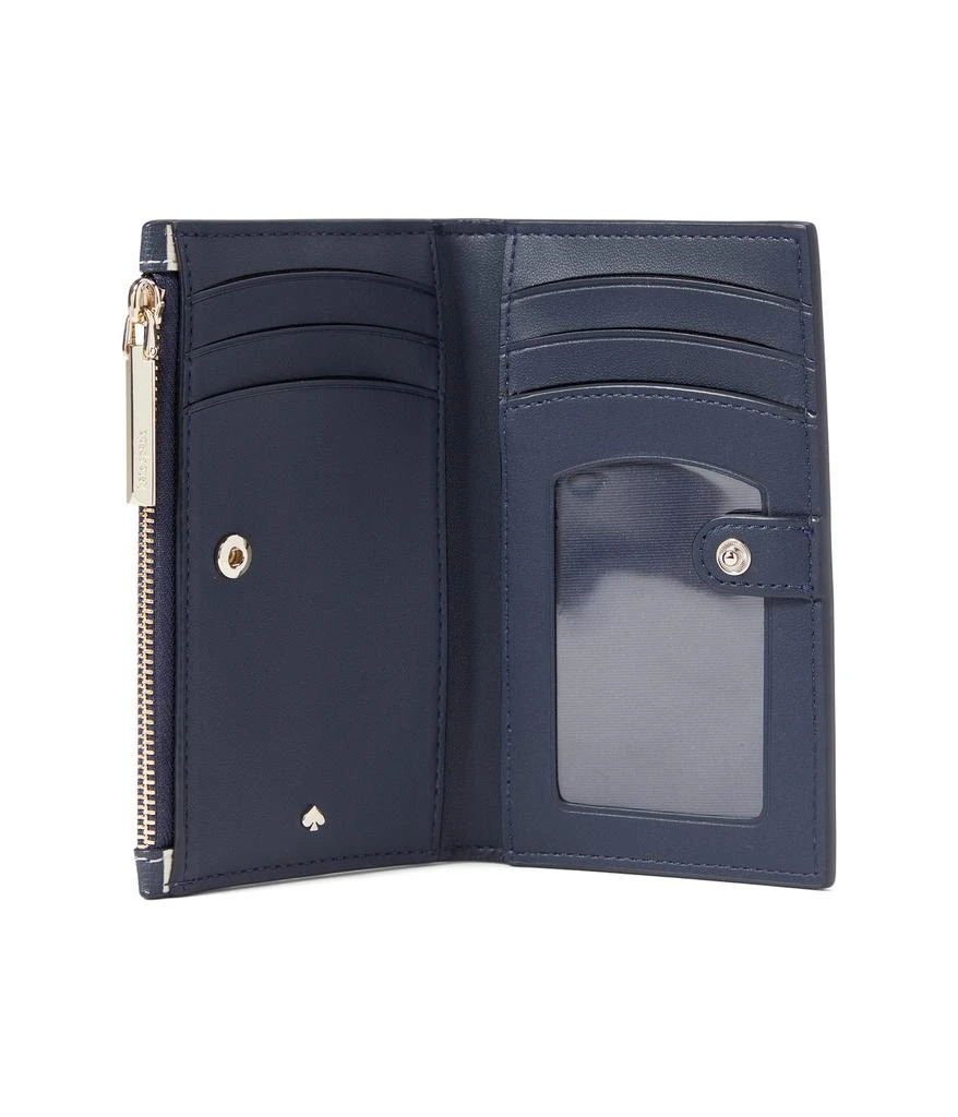 商品Kate Spade|Sunkiss Embellished Printed PVC Small Slim Bifold Wallet,价格¥962,第3张图片详细描述