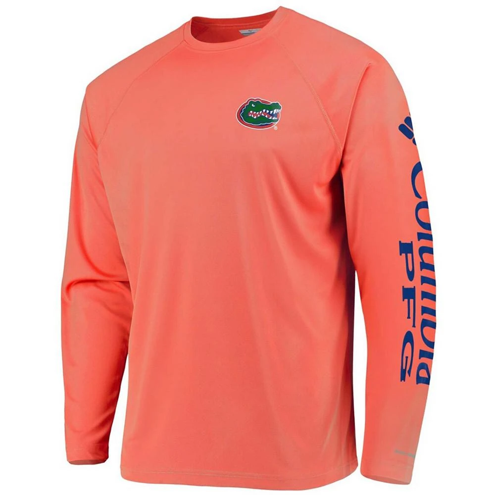 商品Columbia|Men's Orange Florida Gators PFG Terminal Tackle Omni-Shade Long Sleeve T-shirt,价格¥245,第2张图片详细描述