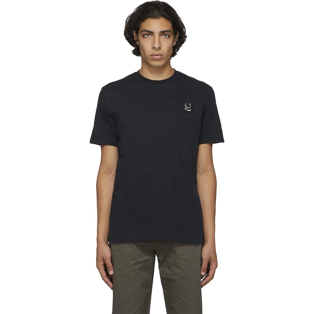 商品Fred Perry|Raf Simons Laurel Wreath Detail T-Shirt,价格¥917,第1张图片