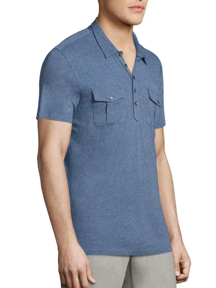 商品John Varvatos|Heathered Regular-Fit Polo,价格¥384,第3张图片详细描述