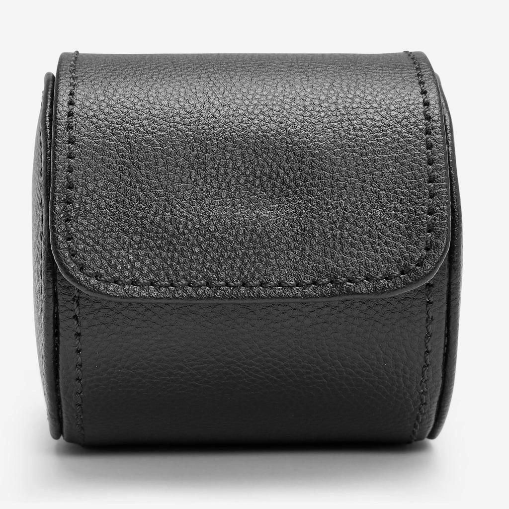 商品Wolf 1834|Wolf 1834 Blake Black Vegan Leather Single Watch Roll 529080,价格¥448,第3张图片详细描述