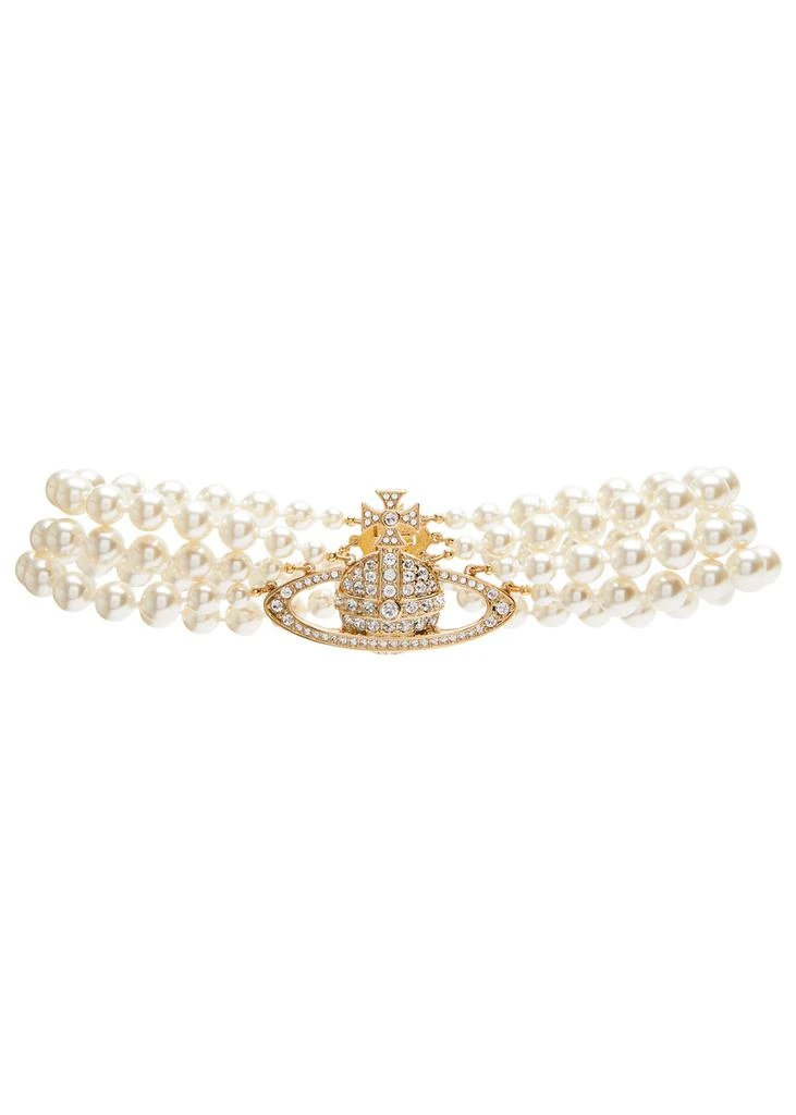 商品Vivienne Westwood|Orb-embellished Swarovski pearl choker,价格¥4228,第1张图片