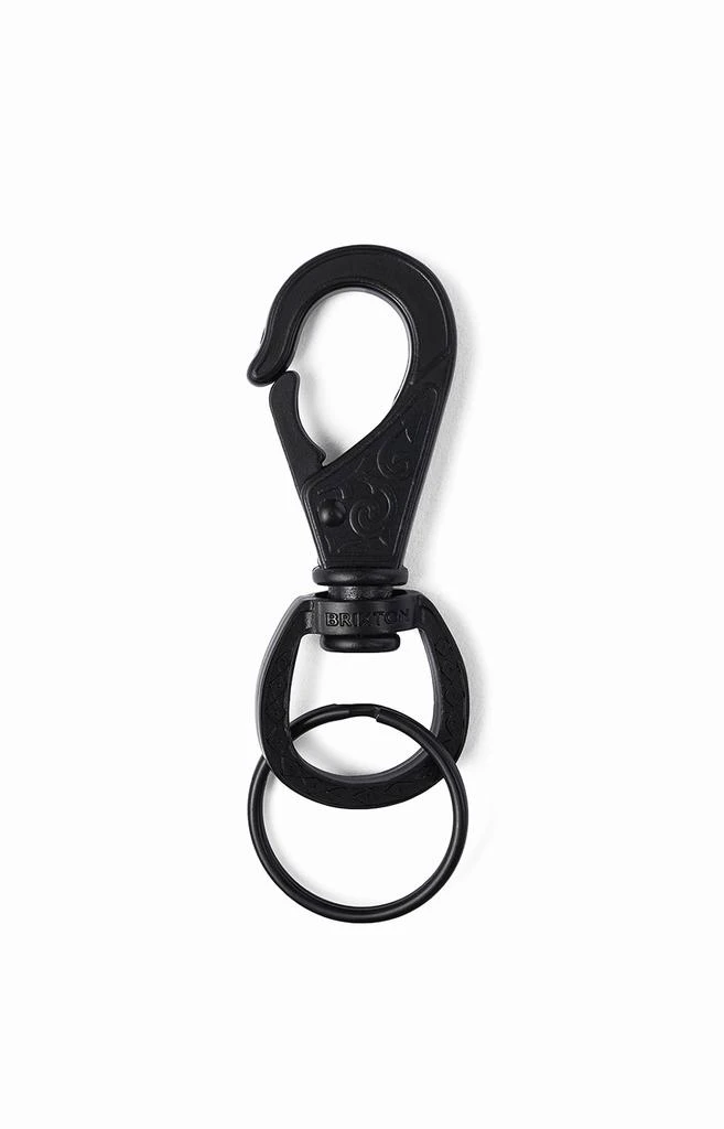 商品Brixton|Scroll Keychain - Matte Black,价格¥124,第1张图片