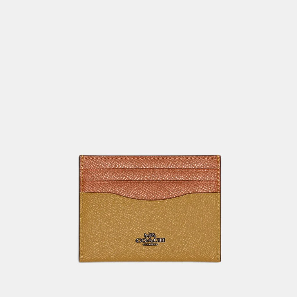 商品Coach|Coach Color-Block Leather Card Case,价格¥368,第1张图片