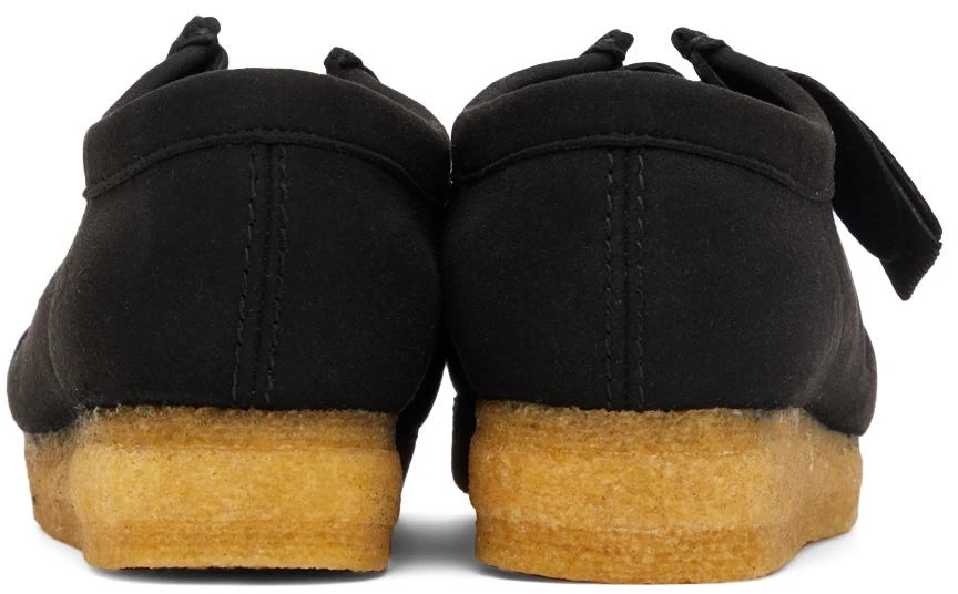 商品Clarks|Black Vegan Wallabee Derbys,价格¥663,第4张图片详细描述