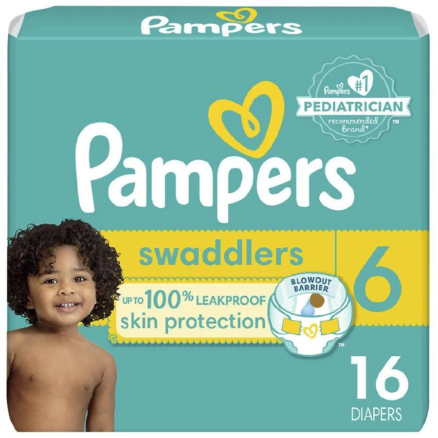 商品Pampers|Diapers No Scent, Size 6 (35+ lbs),价格¥125,第1张图片详细描述