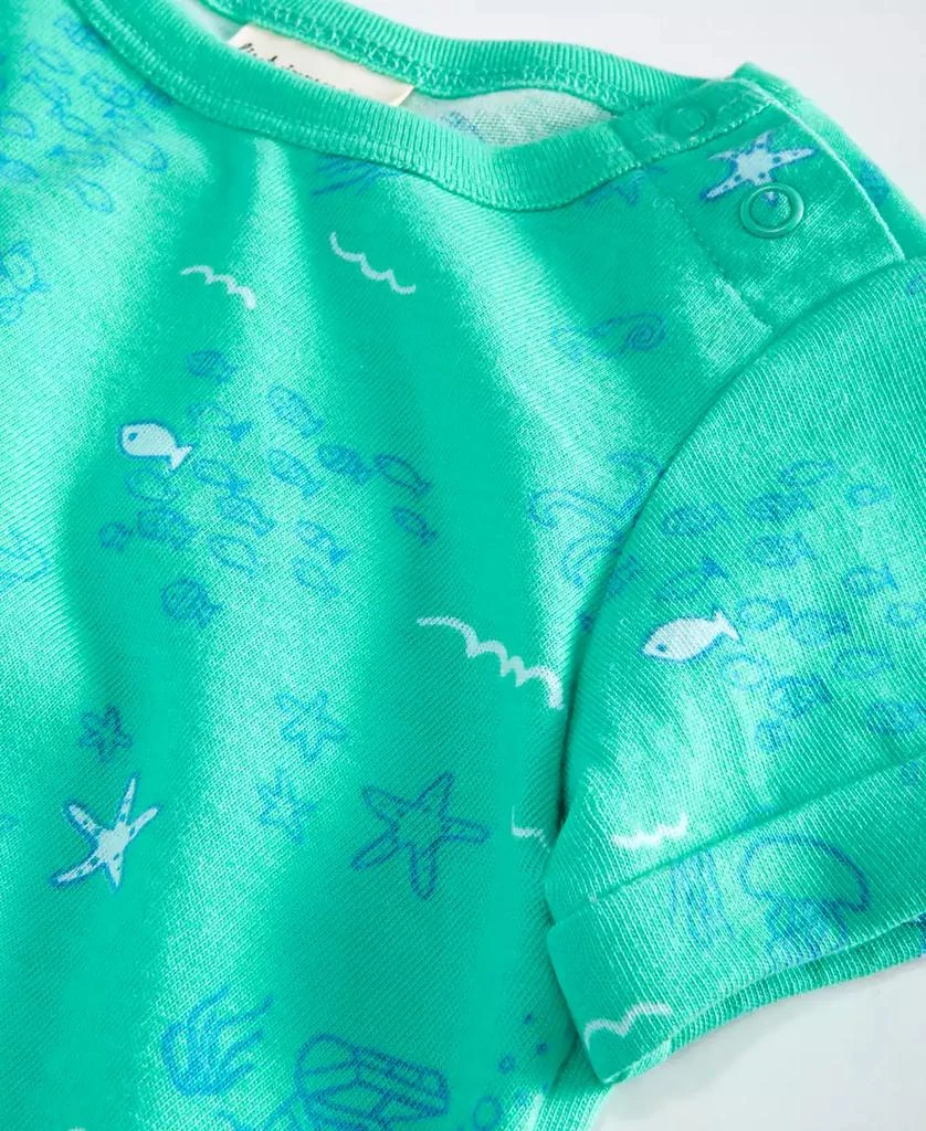 商品First Impressions|Baby Boys Sea-Print Sunsuit, Created for Macy's,价格¥44,第3张图片详细描述