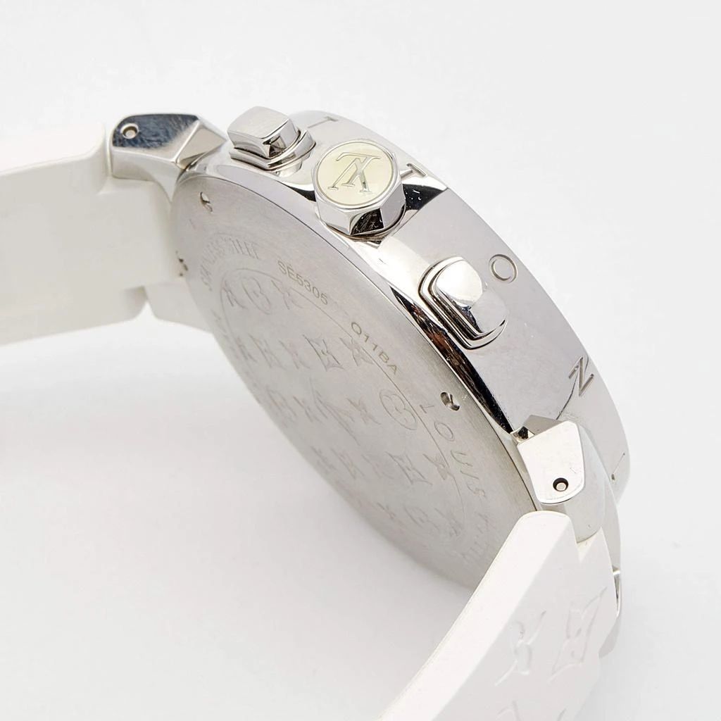 Louis Vuitton Mother of Pearl Stainless Steel Rubber Tambour Lovely Cup Q11BA Women's Wristwatch 39 mm 商品