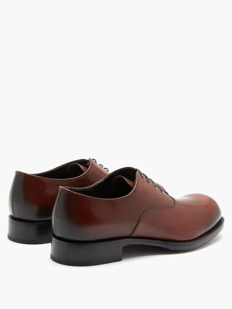 商品Prada|Cadett leather Derby shoes,价格¥3515,第4张图片详细描述