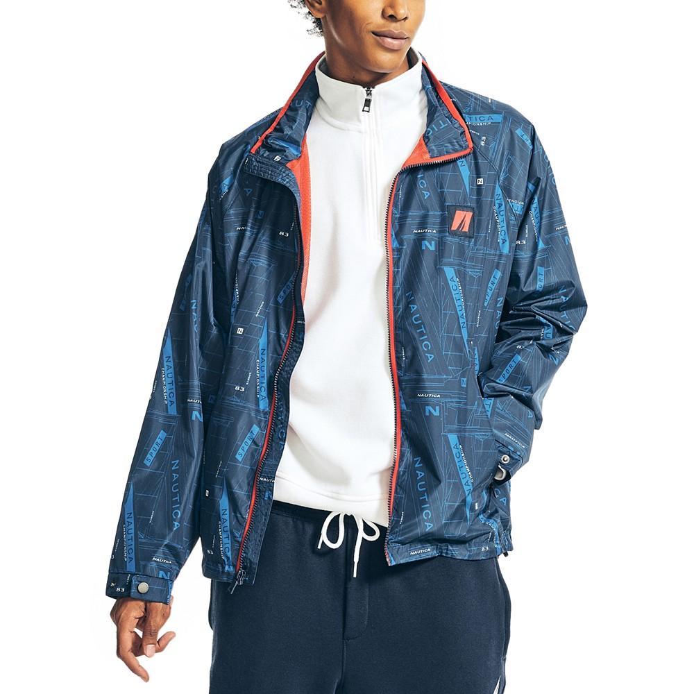 商品Nautica|Men's Sustainably Crafted Printed Lightweight Jacket,价格¥234,第1张图片