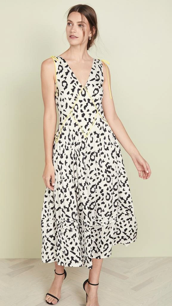 商品Self Portrait|Self Portrait Sleevless Leopard Printed Dress,价格¥942,第2张图片详细描述