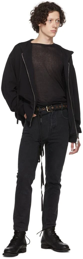 商品guidi|Black 5305 Lace-Up Boots,价格¥2787,第5张图片详细描述