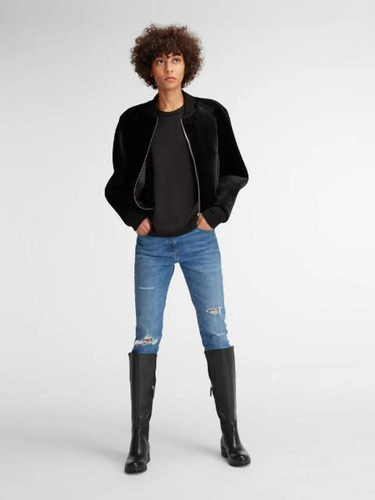 商品DKNY|Merona Waterproof Leather Knee High Boot,价格¥978,第3张图片详细描述