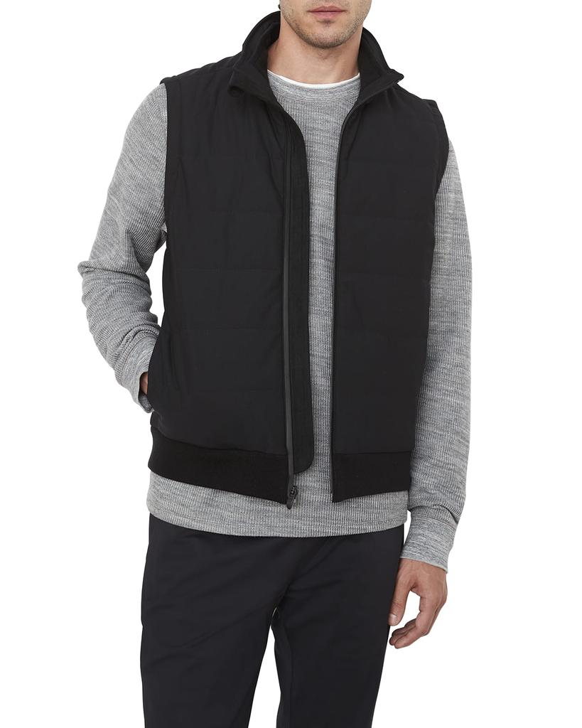 Men's Modern Quilted Zip-Front Vest商品第2张图片规格展示