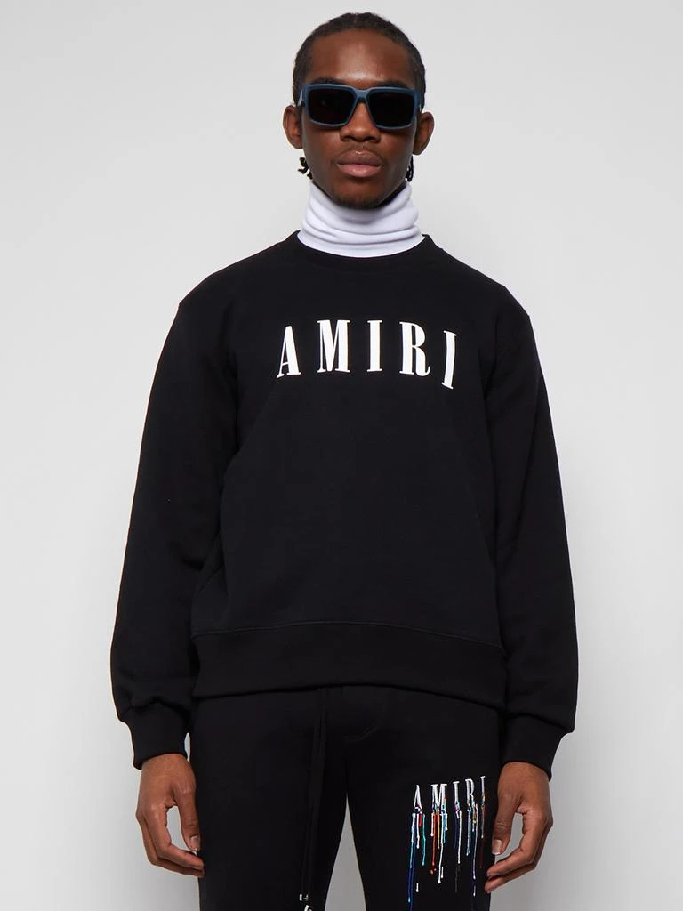 商品AMIRI|Core Logo Cotton Crewneck Sweatshirt,价格¥4868,第3张图片详细描述