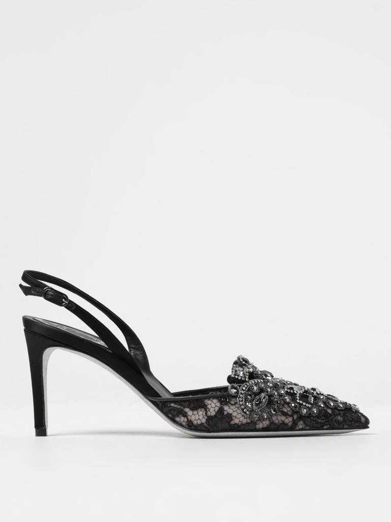 商品Rene Caovilla|René Caovilla Venetian slingbacks in lace with applications,价格¥3242,第1张图片