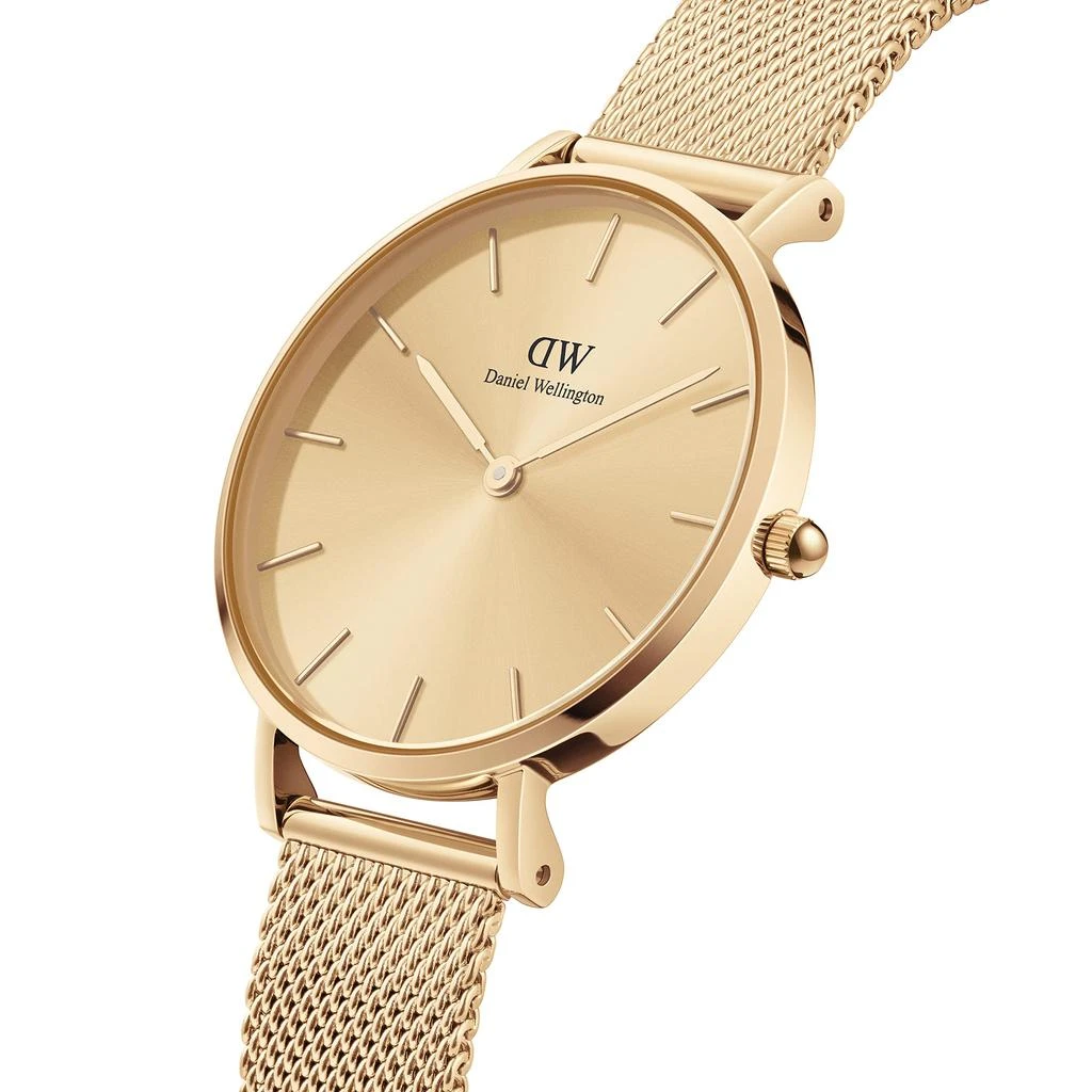 商品Daniel Wellington|28 mm Petite Evergold Mesh Watch,价格¥1179,第3张图片详细描述