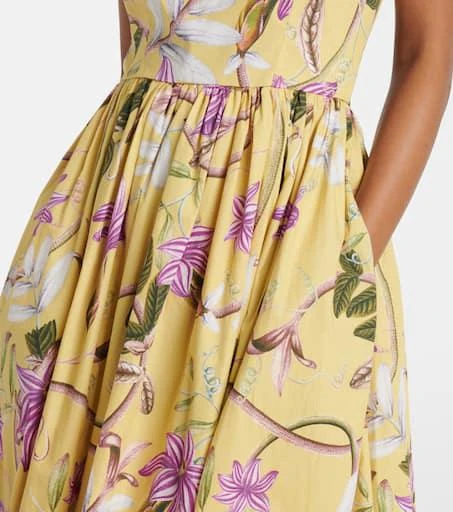 商品Agua by Agua Bendita|Espliego floral cotton poplin maxi dress,价格¥8142,第5张图片详细描述