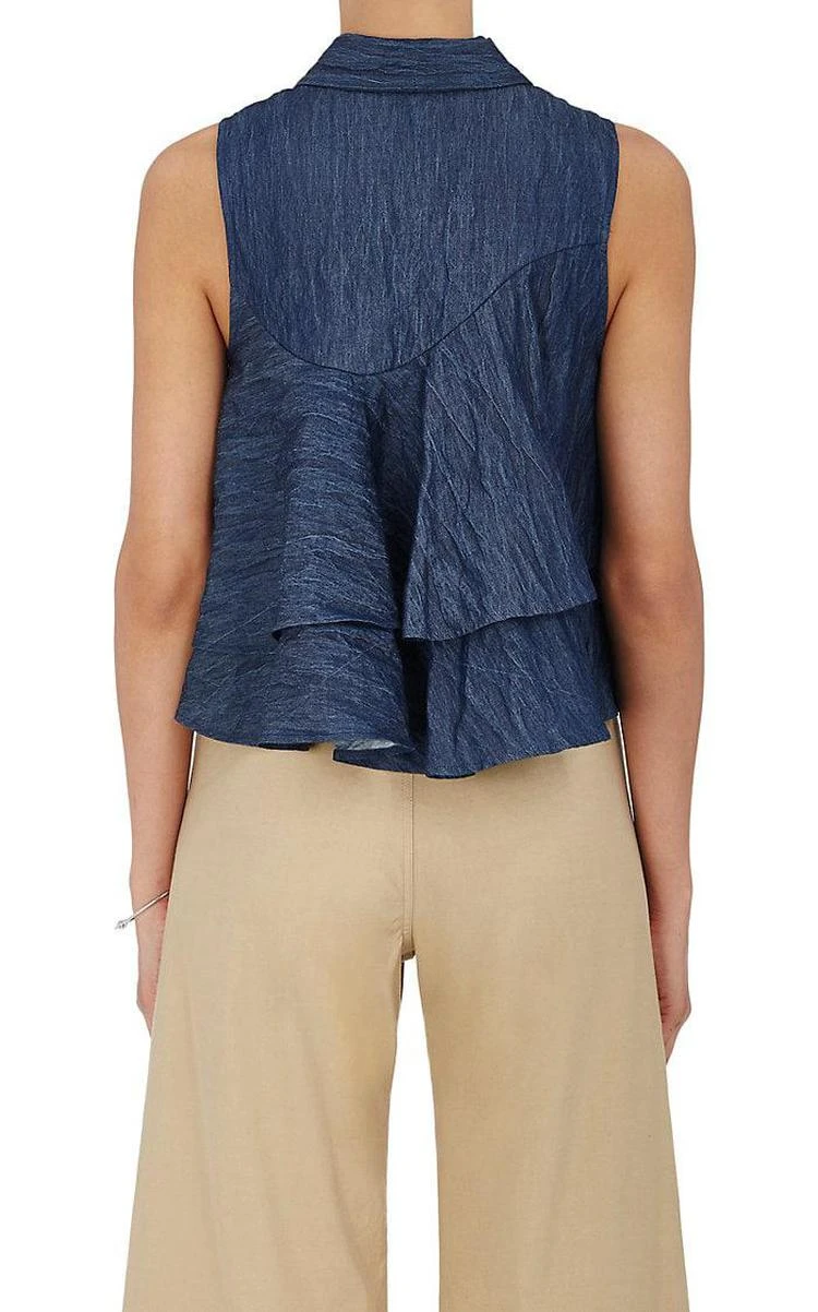 商品Sea|Coastline Denim Swing Tank,价格¥486,第2张图片详细描述