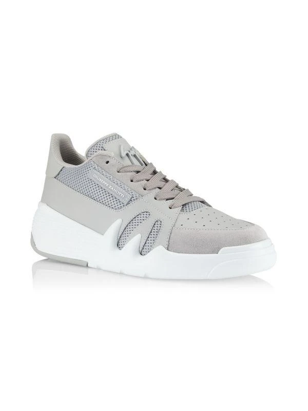 商品Giuseppe Zanotti|Talon Suede & Mesh Sneaker,价格¥3622,第2张图片详细描述