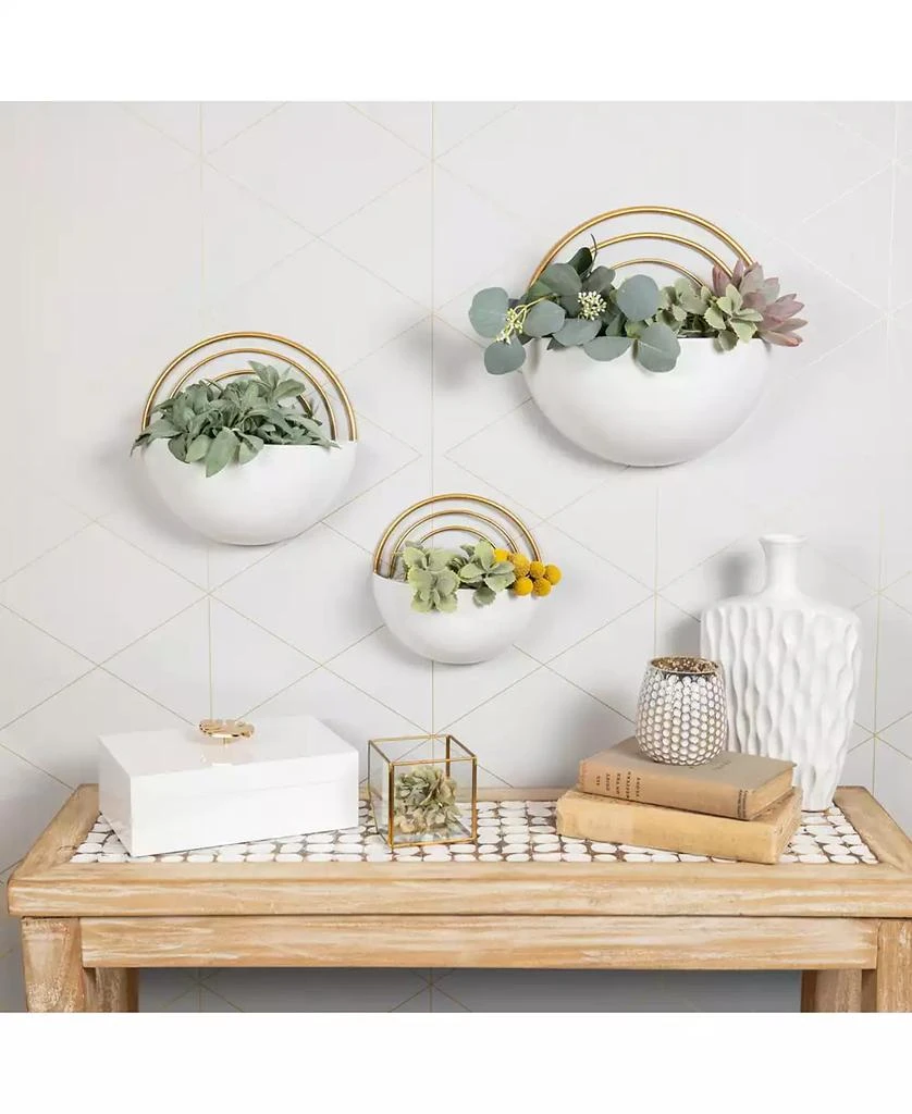 商品Danya B|Crescent 3-Piece Metal Wall Planter Set,价格¥640,第5张图片详细描述